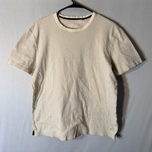Banana Republic Light Cream Short Sleeve Tee